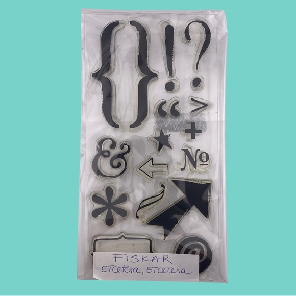 Fiskars Etcetera Etcetera Stamp Set - Picture 1 of 4